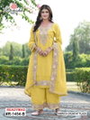 Ramsha R 1454 Crunchy Embroidery Top With Bottom Dupatta Exporters In India